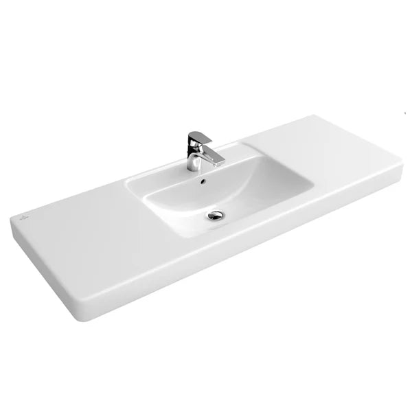 Villeroy & Boch Architectura Single Vanity Basin 1 Tap Hole - Gloss White